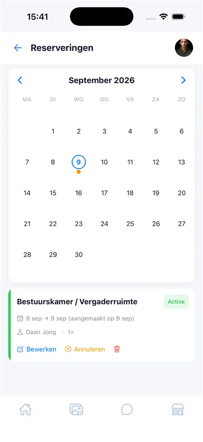 Reserveringen