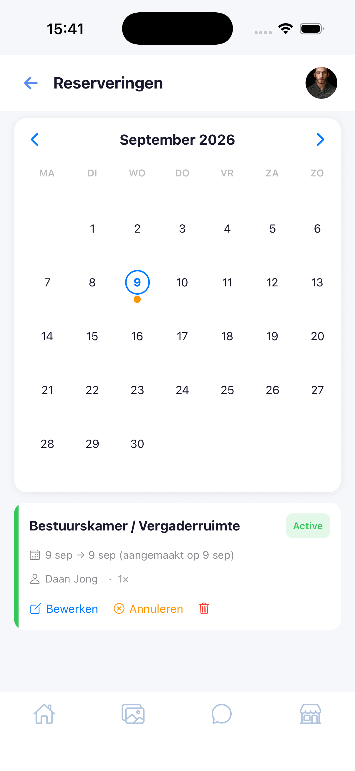 Reserveringen